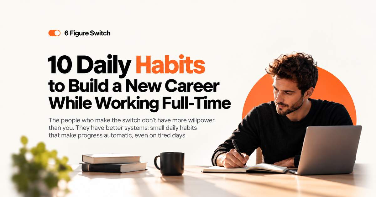 10 Daily Habits to Build a New Career While Working Full-Time