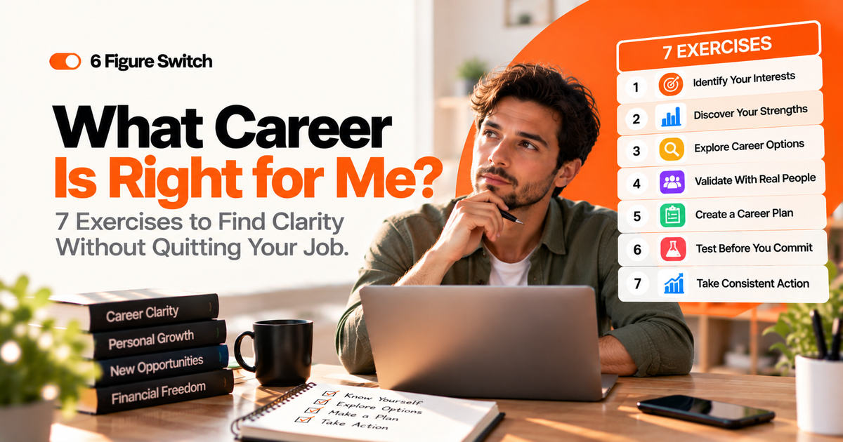 What Career Is Right for Me? 7 Exercises to Find Clarity (Without Quitting Your Job)