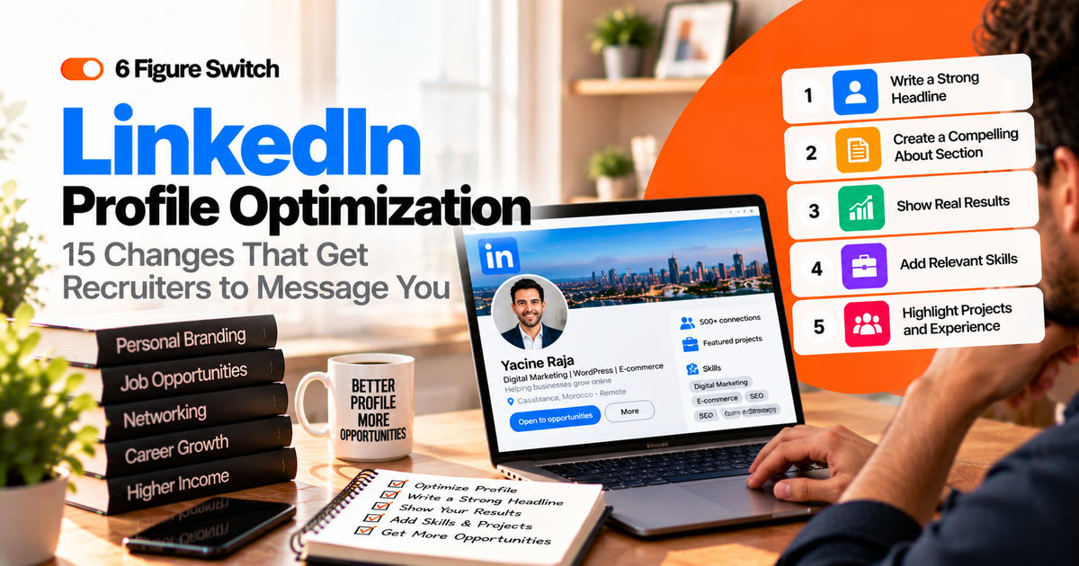 LinkedIn Profile Optimization: 15 Changes That Get Recruiters to Message You